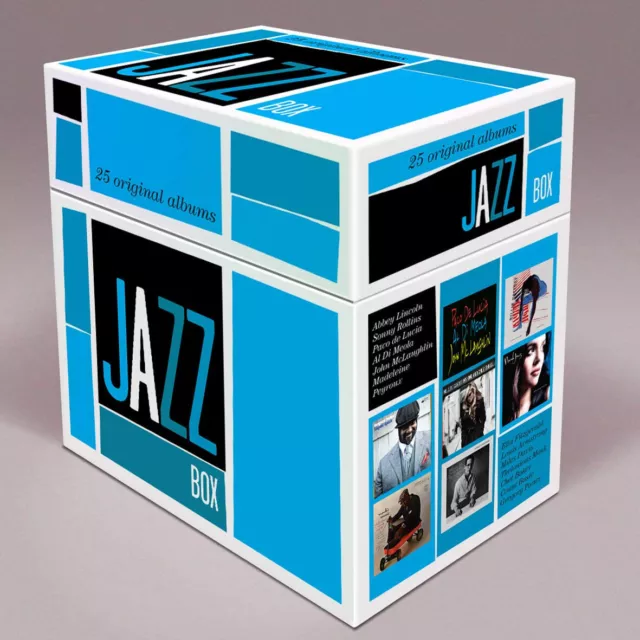 MULTI-ARTISTES - JAZZ BOX:25 ALBUMS ORIGINAUX ALS LIMITED EDITION MIT 25 CDs OVP