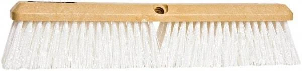 PRO-SOURCE 18" General Purpose Polypropylene Push Broom 3" Bristle Length, Pl...