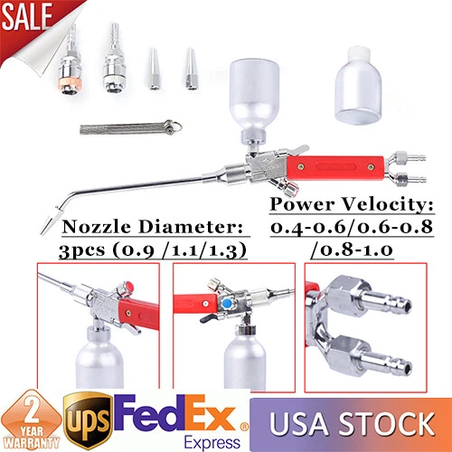 OXYGEN ACETYLENE FLAME Welder Metal Powder Spray Gun Gas Welding Torch