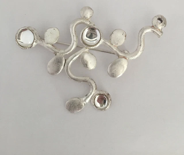 Broche En Argent "Chloris"/ Annees 1980/1990