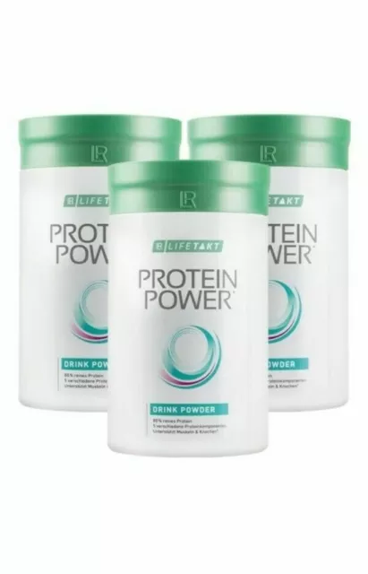 LR Protein Power polvere bevande vaniglia, 3 x 375 g, NUOVO & IMBALLO ORIGINALE