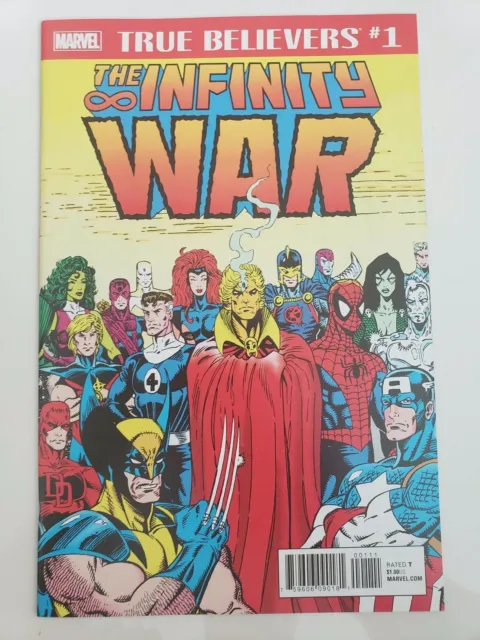 True Believers: The Infinity War #1 (2018) Marvel Comics Thanos! Adam Warlock!