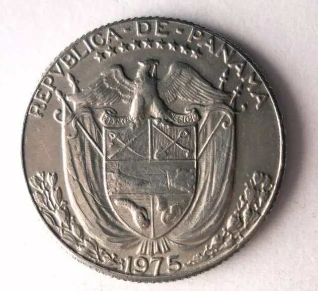 1975 Panama 1/4 Balboa - Ausgezeichnete Münze Panama Bin #2