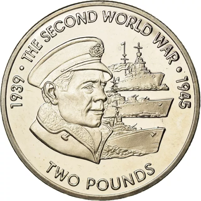 [#785642] Moneta, British Indian Ocean, 2 Pounds, 2019, 2ème guerre mondiale - M