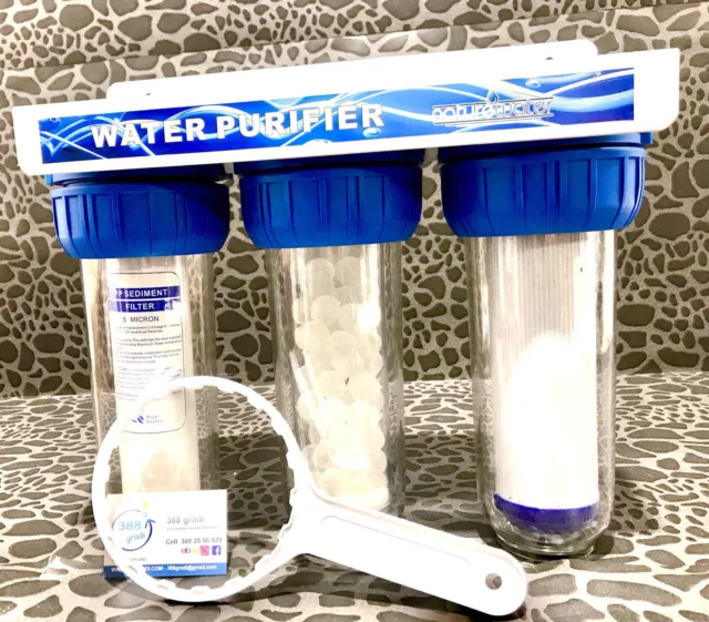 Envase Filtro de Agua Etapas Antical All-Clear Impurezas ' Llave Soporte