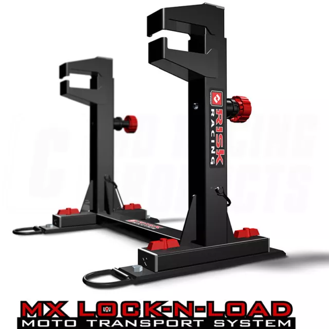 Risk Racing Lock N Load Strapless Transport System Van Motocross Bike Mx Enduro