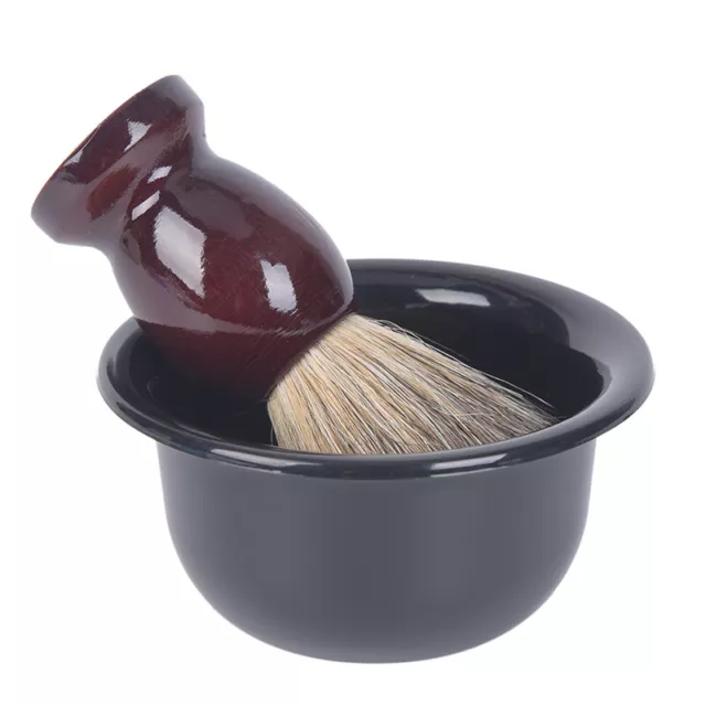 Plastic Shaving Bowl Beard Razor Cup Shave Brush Face Cleaning Soap Cup Tool  F1