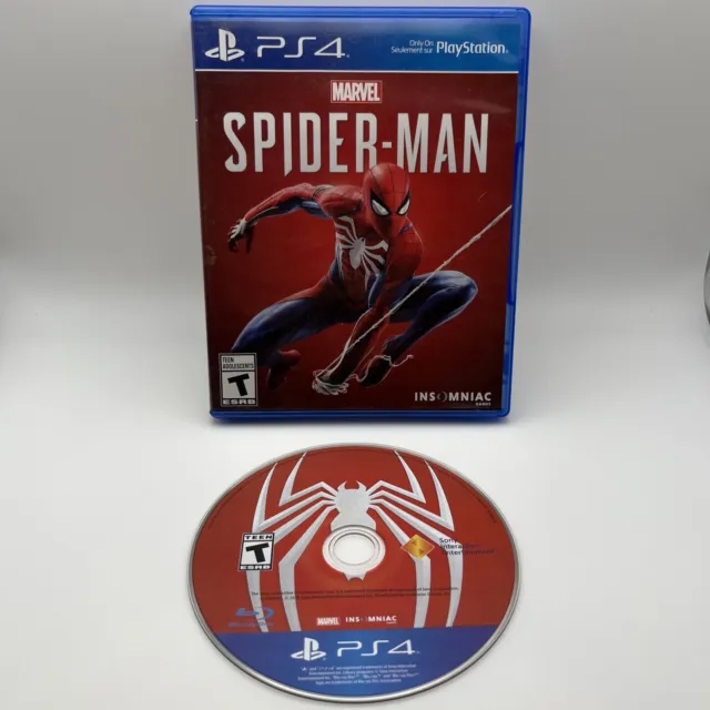 Marvel's Spider-Man (PlayStation 4, 2018) No Manual
