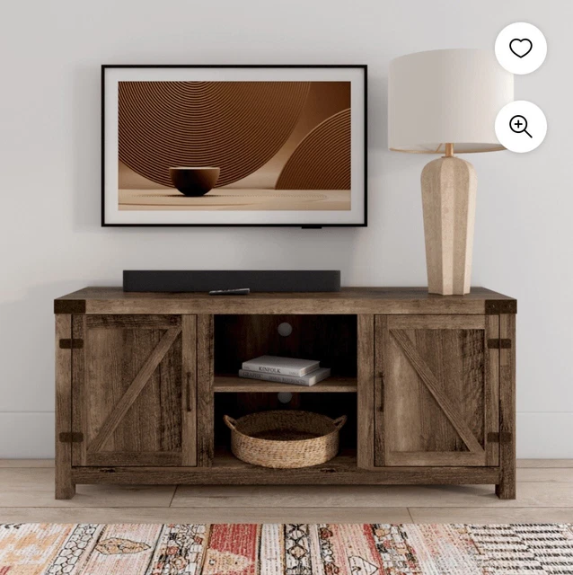 BRAND NEW. Reclaimed Barnwood TV Stand