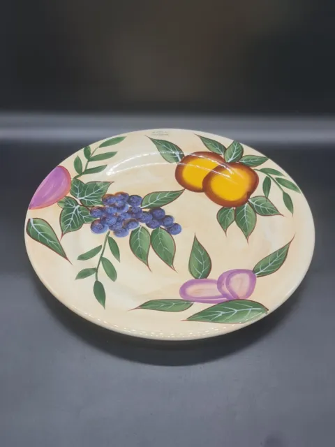 Vintage Casa Domani Chianti Serving Plate Platter Large Fruit Hand Painted