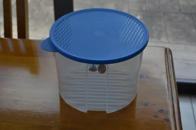 Tupperware FRIDGESMART LETTUCE KEEPER - blue lid