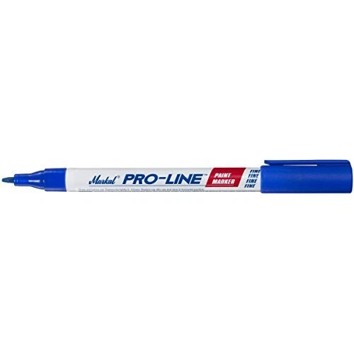 Markal - 96875 -Line Fine Tip Liquid Paint Marker with 1/16" Bullet Tip Blue ...