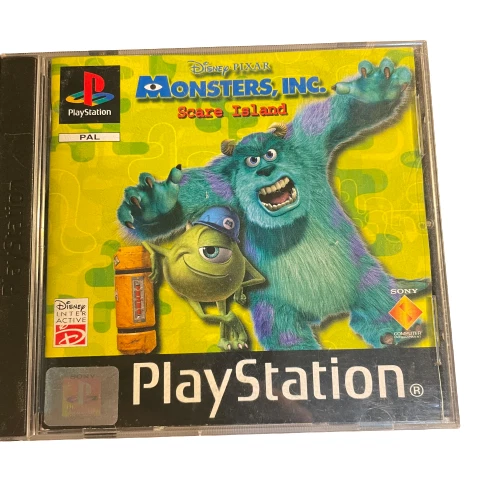 DISNEY/PIXAR'S MONSTERS, INC. Scare Island | Sony Playstation 1 PS1 PSX ...