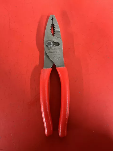 Snap-on Tools USA NEW RED 9 Soft Grip Universal Hose Clamp Pliers HCP11