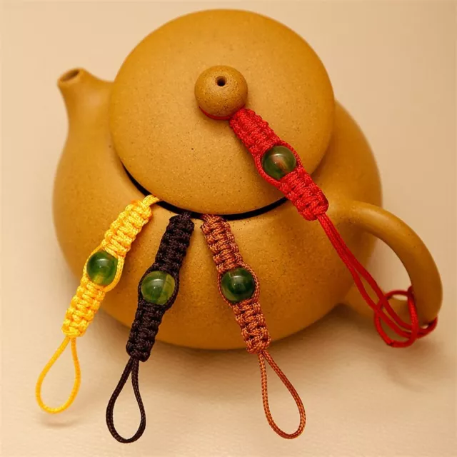 20 pieces Protection Rope Hand-woven Teapot Rope Rope Accessories Green Bead