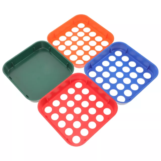 4pcs Coin Sorter Tray Plastic Coin Sorting Trays Reusable Coin Sorter Coin