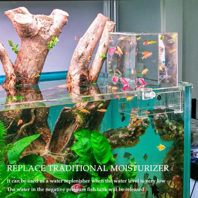 Above Water Fish Tank, Fish Elevator Inverted Aquarium, Transparent Fish Tan S2