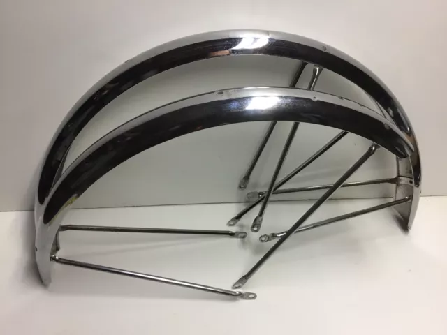Vintage 1960s Schwinn Chrome Bicycle Fenders 26” 1 3/4” S7 Middleweight Bike Vintage 1960s Schwinn Chrome Bicycle Fenders 26” 1 3/4” S7 Middleweight Bike