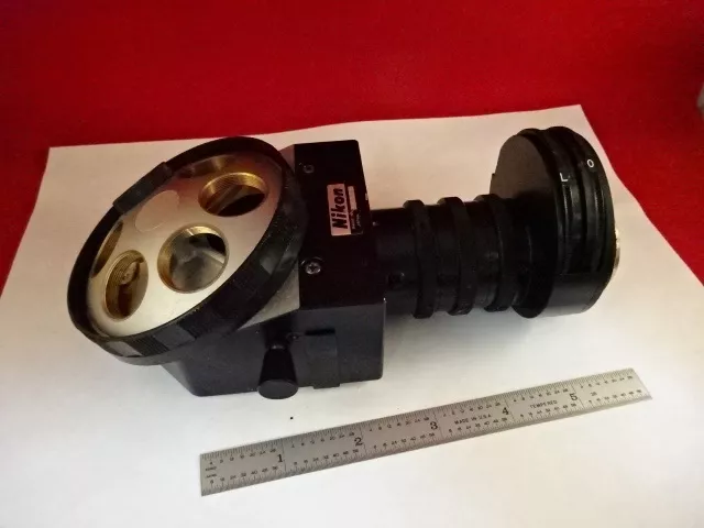 Microscope Part Nikon Japan Metaplan Vertical Illuminator Optics  As Is #N9-A-06