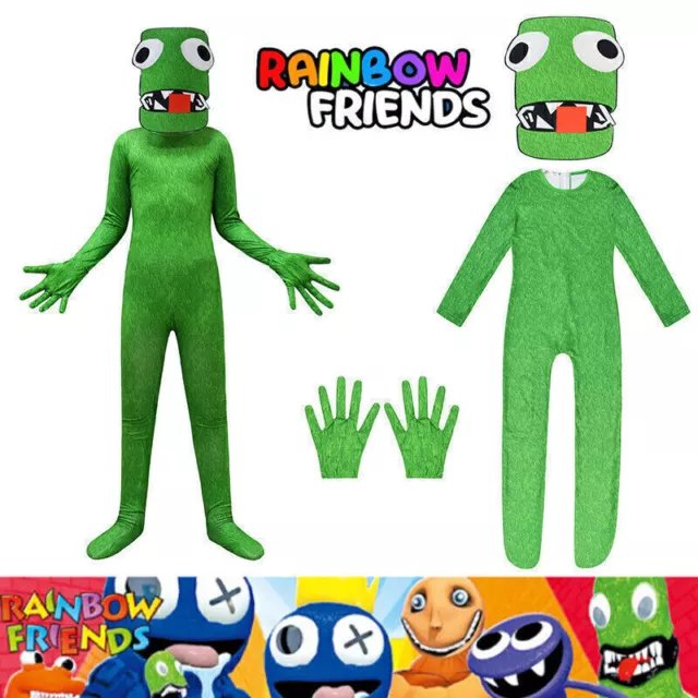 Roblox Rainbow Friends Cosplay Horror Jogo ROBLOX Fantasia de salto de  Halloween