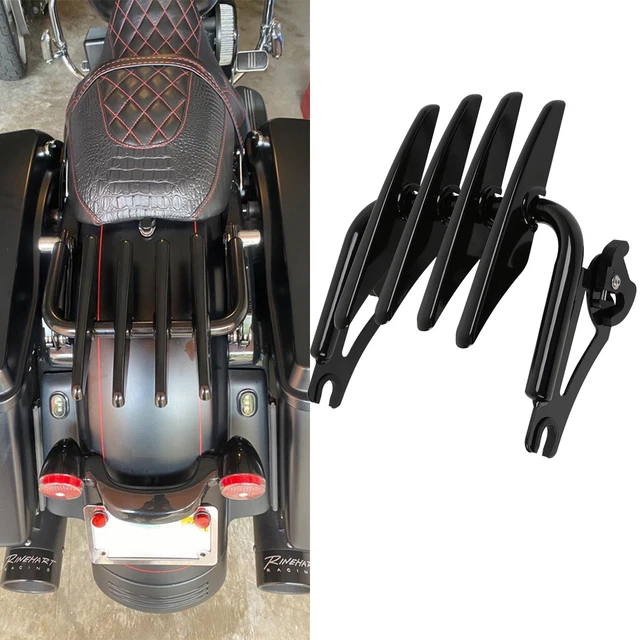 Portapacchi Rimovibile Harley Touring - Compatibile Street Glide Road King 2009-2024 - Foto 6