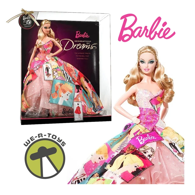 50th anniversary barbie generations of dreams collectors doll sales