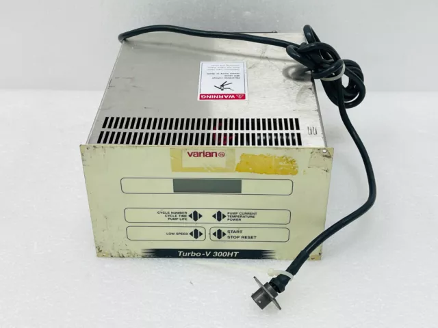 Varian Turbo-V 300HT, 4 Turbomolecular Pump Controller W/ POWER CORD / USED