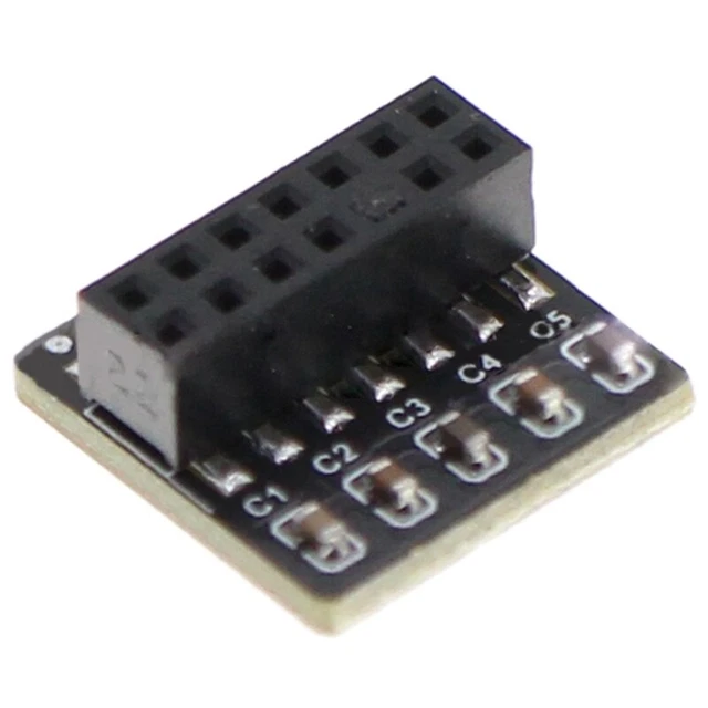 Modulo di Sicurezza Crittografia TPM 2.0, 20Pin 2 * 10P Modulo TPM2.0 Processore Crittografico