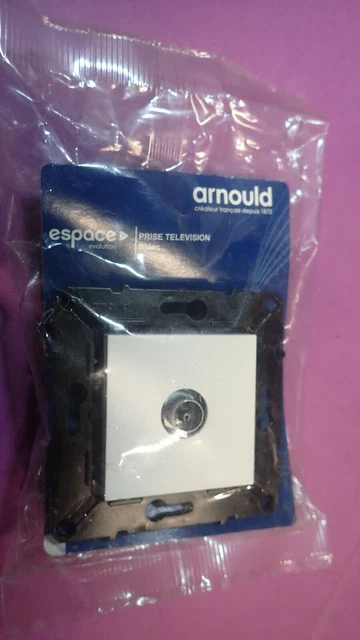Prise Antenne TV Espace Evolution Arnould 64079 – Prise TV Simple, Facile à Installer