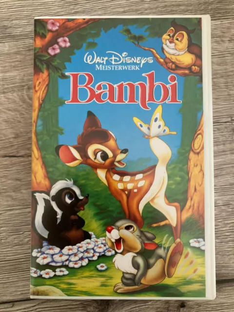 Walt Disneys Meisterwerk "Bambi", VHS mit Hologramm (0942/25)