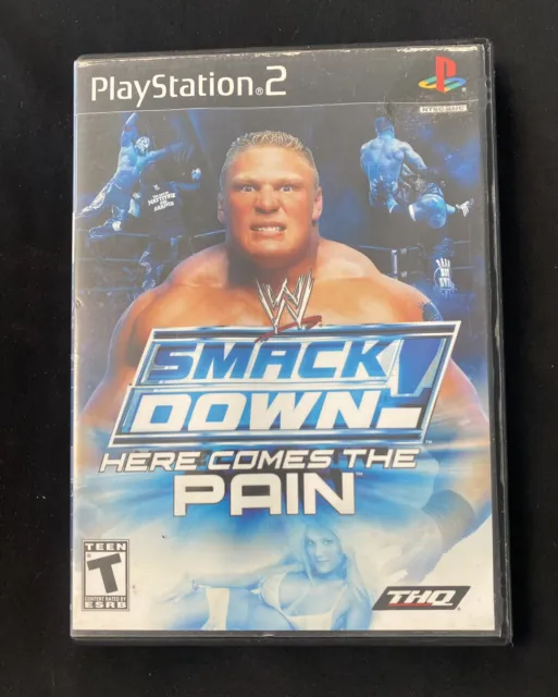 WWE SmackDown Here Comes the Pain (Sony PlayStation 2, 2003 PS2) Complete READ