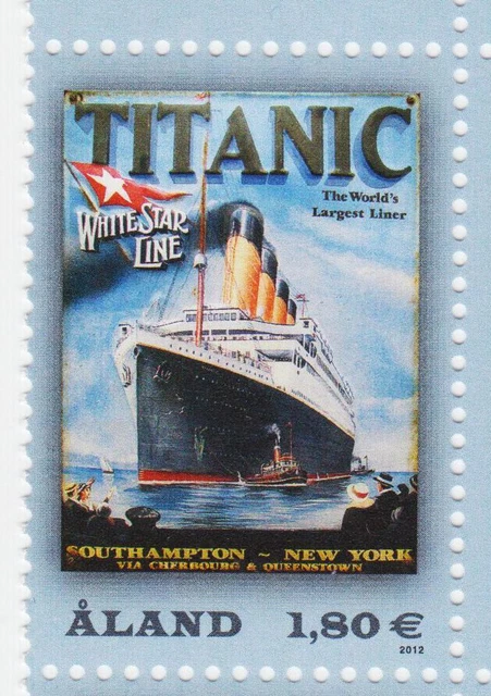 BATEAU TITANIC 100 ans White Star Line Bateau Aland Finlande comme neuf BATEAU TITANIC 100 ans White Star Line Bateau Aland Finlande comme neuf