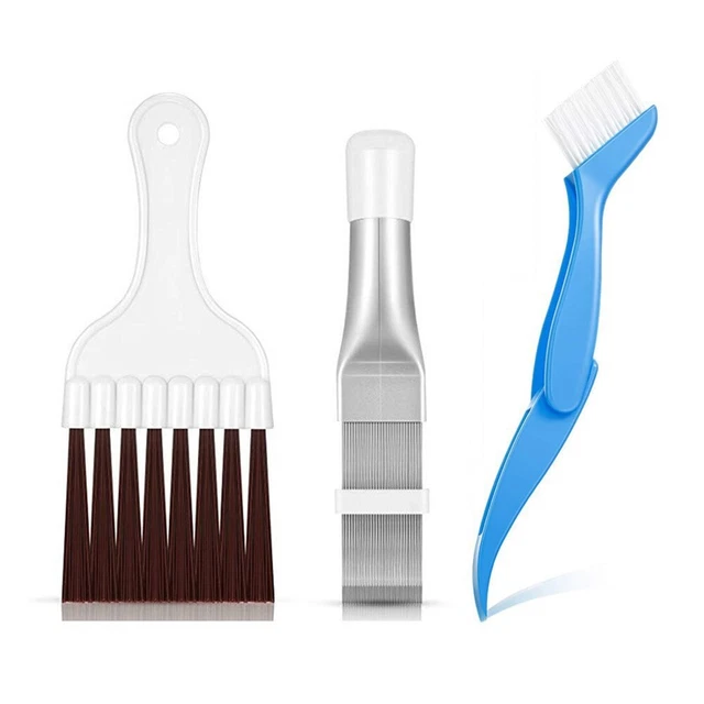Aileron Peigne + Brosse Set Acier Inoxydable 3Pcs / Air Après-shampoing Pratique