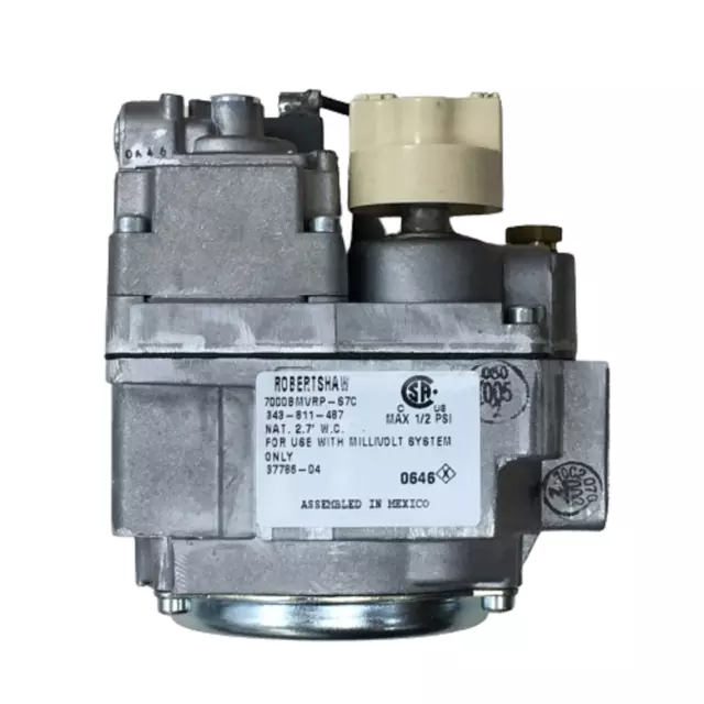 Andrews C511AWH RobertShaw Millivolt Gas Ventil 7000BMVR-S7C 343-811-487 700-507 3