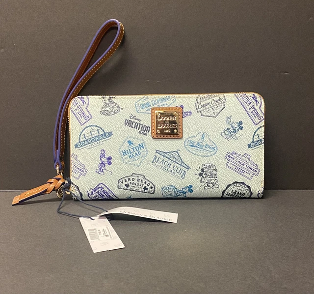 DOONEY & BOURKE Disney Vacation Club Wallet Wristlet Clutch Mint Green
