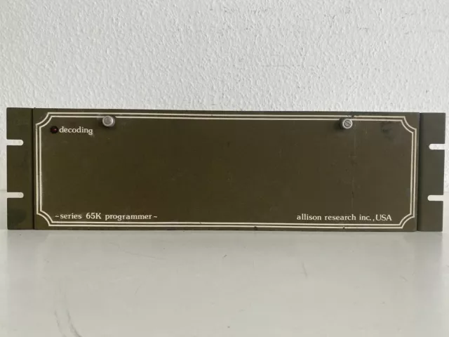 Allison Research 65k Programmer „ Not Testé "