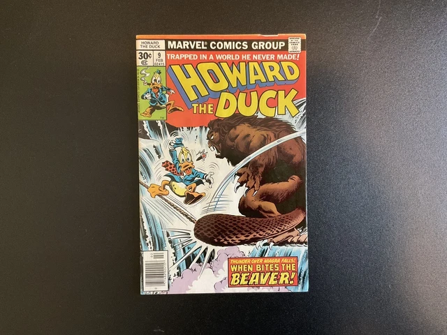 Howard the Duck #9 Newsstand Edition (Marvel Comics 1977)