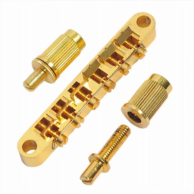 Tailpiece Stop Bar Tune-O-Matic Bridge For Epiphone LP Gibson SG Guitar GOLD SET