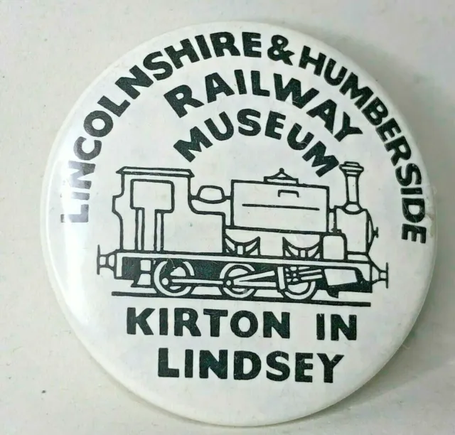 Lincolnshire & Humberside Railway Museum Souvenir Badge 38 mm