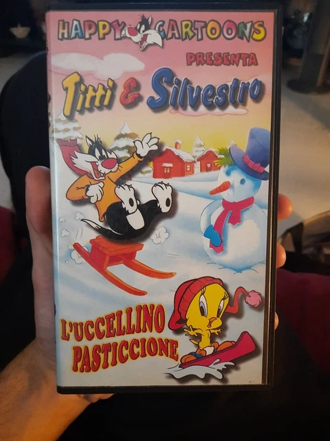 Botella De Bicicleta Looney Tunes 350 Ml De Titti Y Silvestro, Con Bridas De Fácil Montaje