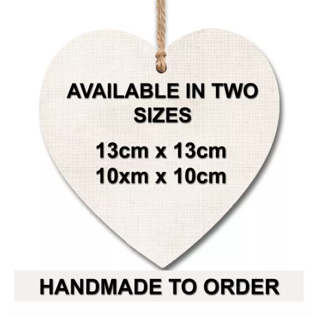 Wooden Heart Plaque Wall Sign I Love My Dog Pet Lovers Birthday Gift HMQ0005 2