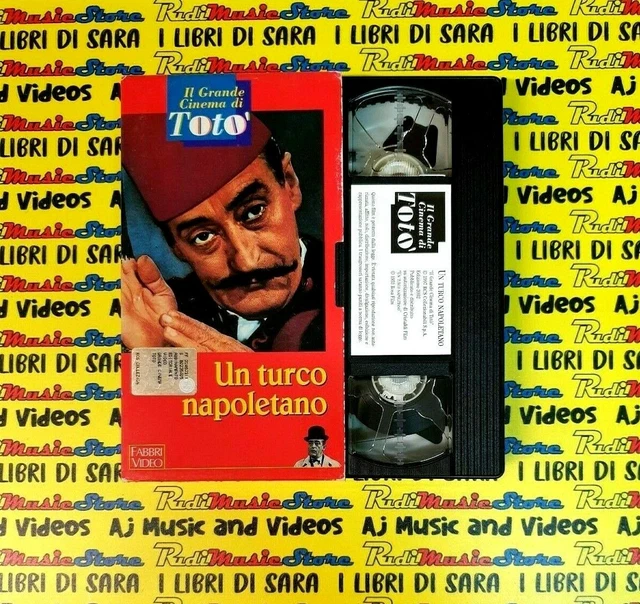 VHS FILM TOTO' UN TURCO NAPOLETANO 2002 FABBRI EDITORI (F38) no dvd EUR