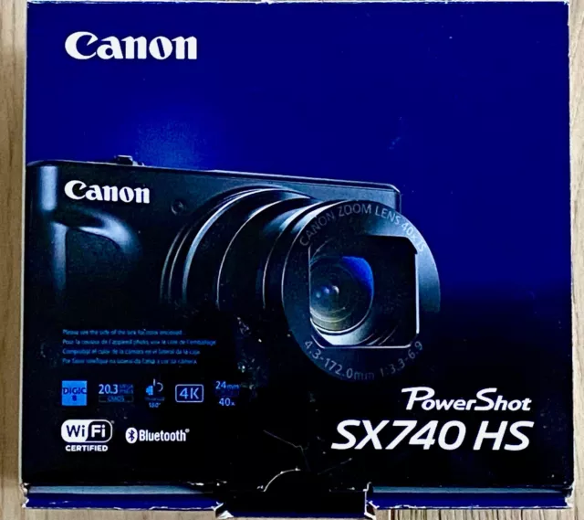 Compact Canon PowerShot SX740 HS Noir