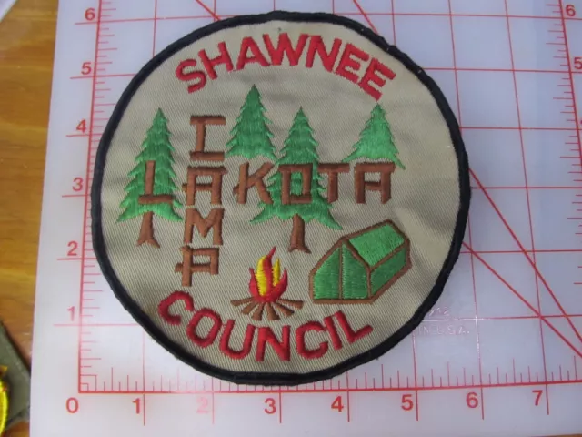 Shawnee Council collectible Camp Lakota jacket patch (b46)