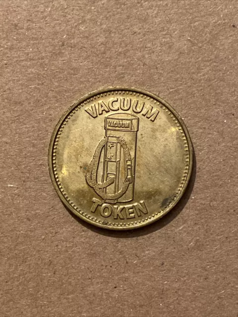 Vintage Brass Vacuum Token