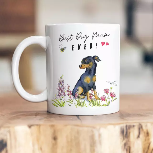 Best Dog Mum Miniature Pinscher Ceramic Mug