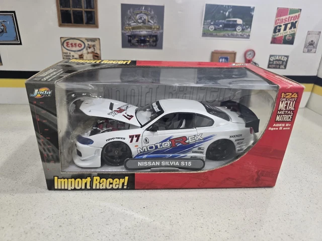 JADA TOYS IMPORT Racer 1/24 Scale Diecast Car Nissan Silvia S15