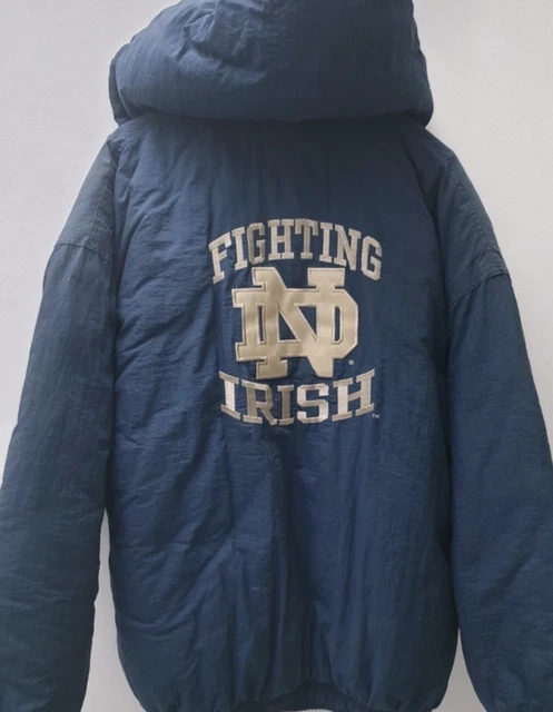 Maillot Vintage Notre Dame Fighting Irish - NCAA - Taille XL - Bleu - Années 90