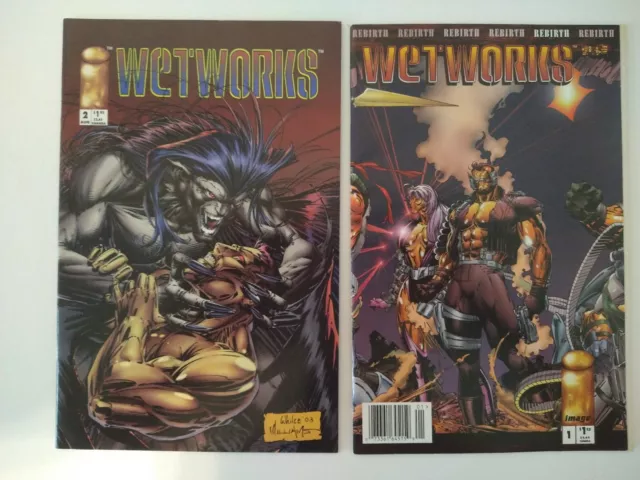 Wetworks #1 & #2 Year 1994 Image Comics First Printing Lot Of 2