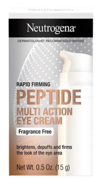 Neutrogena Rapid Firming Peptide Eye Cream - 0.5oz New Fast Free Shipping